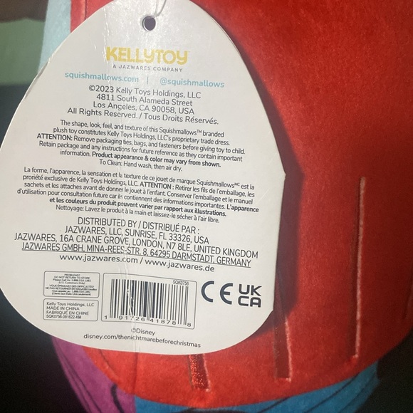 Nightmare Before Christmas Sally Plush - Squishmallow KellyToy - Picture 8 of 11